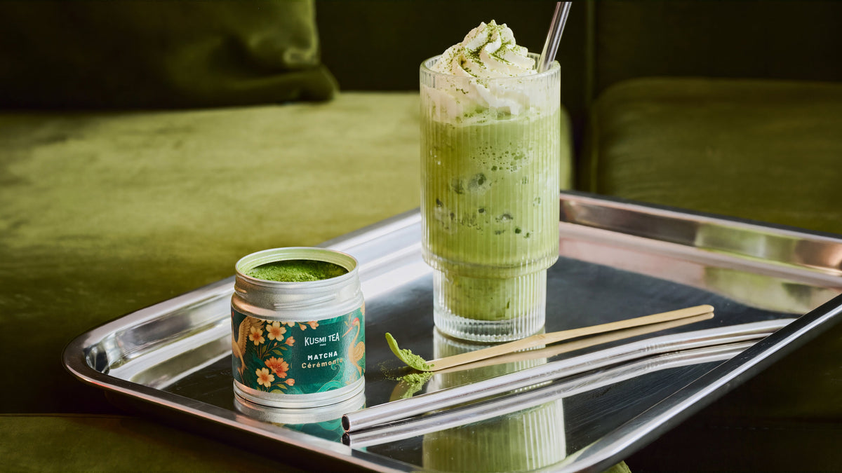 matcha frappé recette kusmi tea