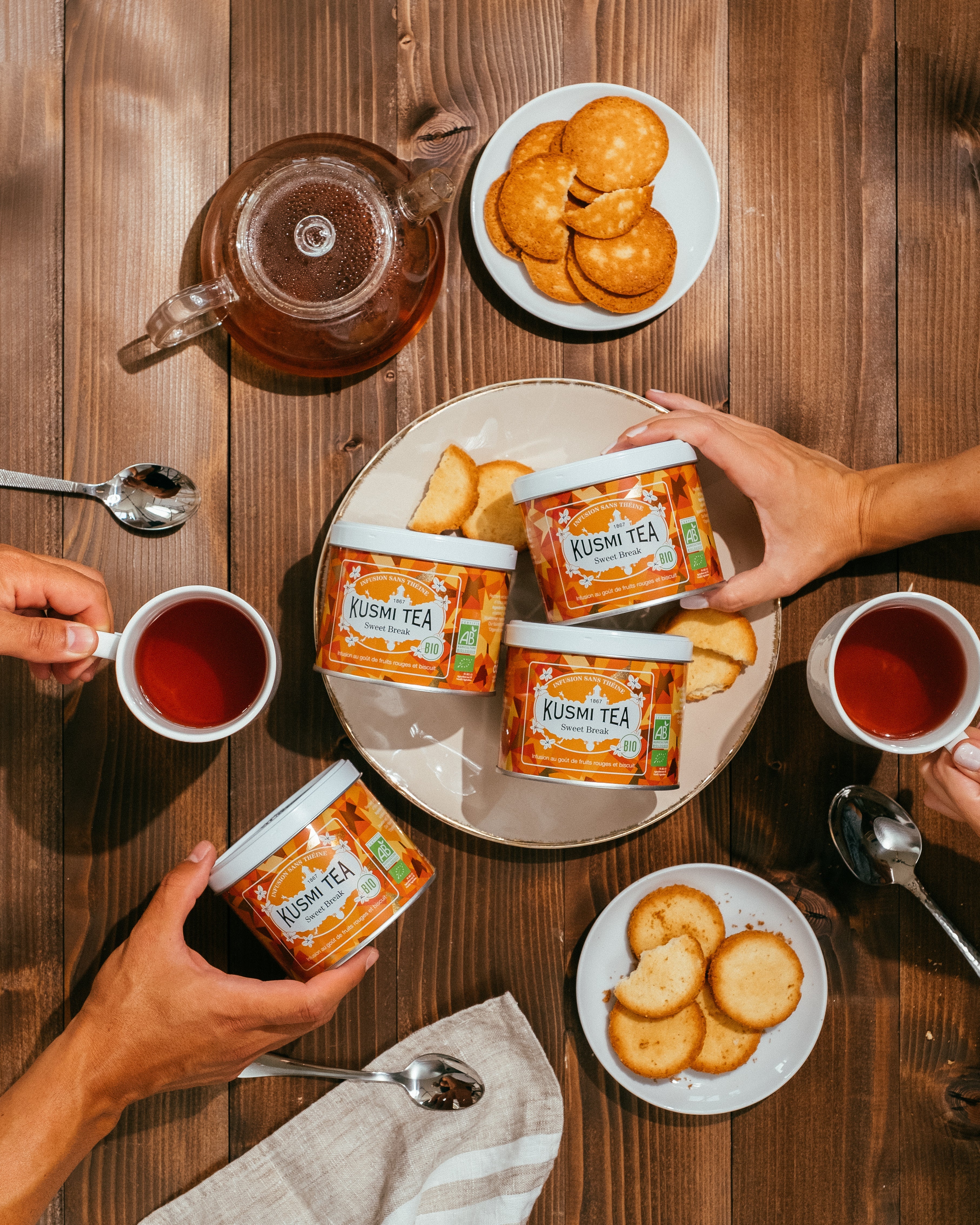 Sweet Break : l’infusion bio sans théine à l’hibiscus | Kusmi Tea