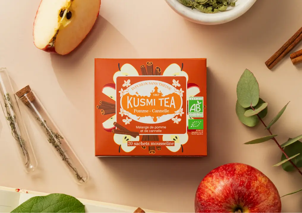 Boite infusion pomme cannelle