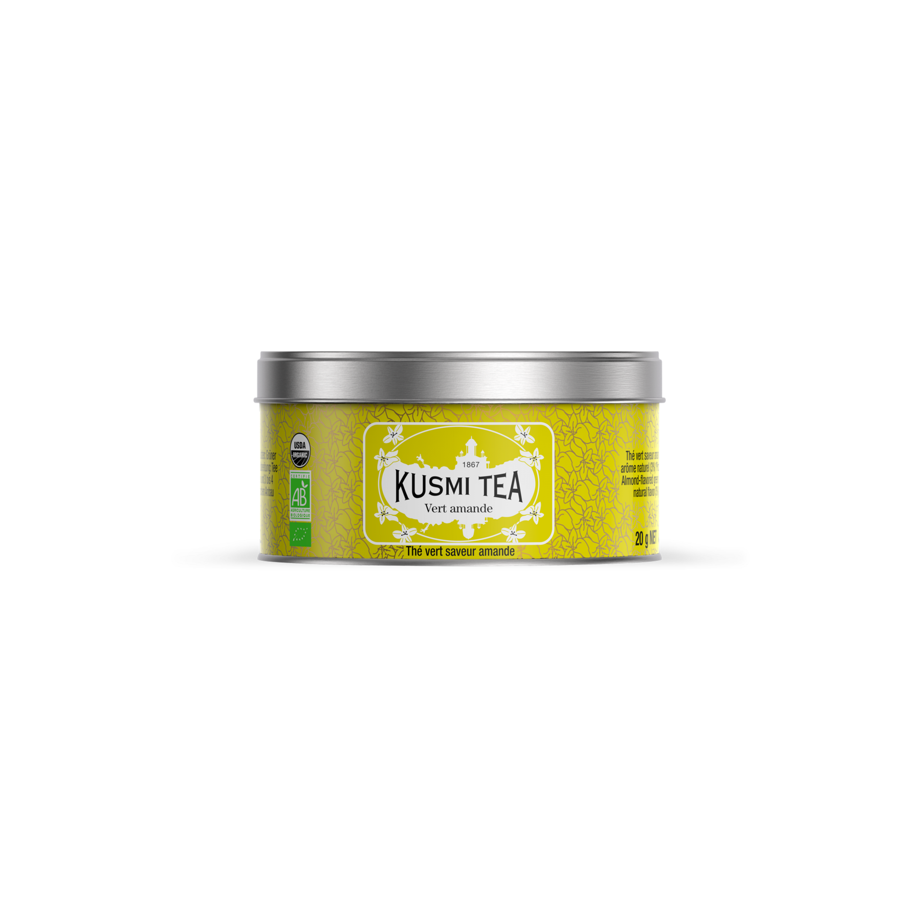 Grüner Tee mit Mandelgeschmack