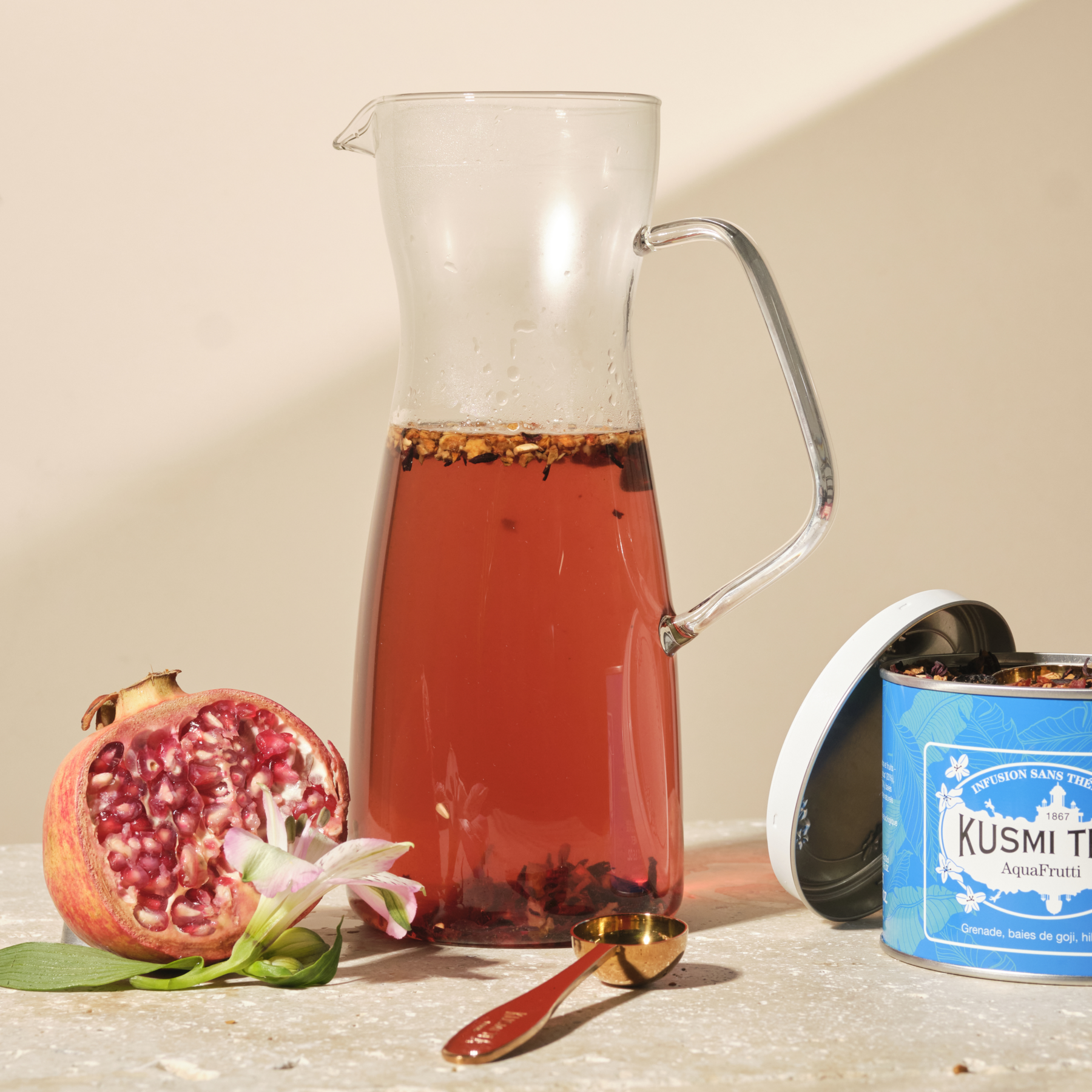 AquaFrutti Organic Herbal Tea – Hibiscus & Goji Berries Blend