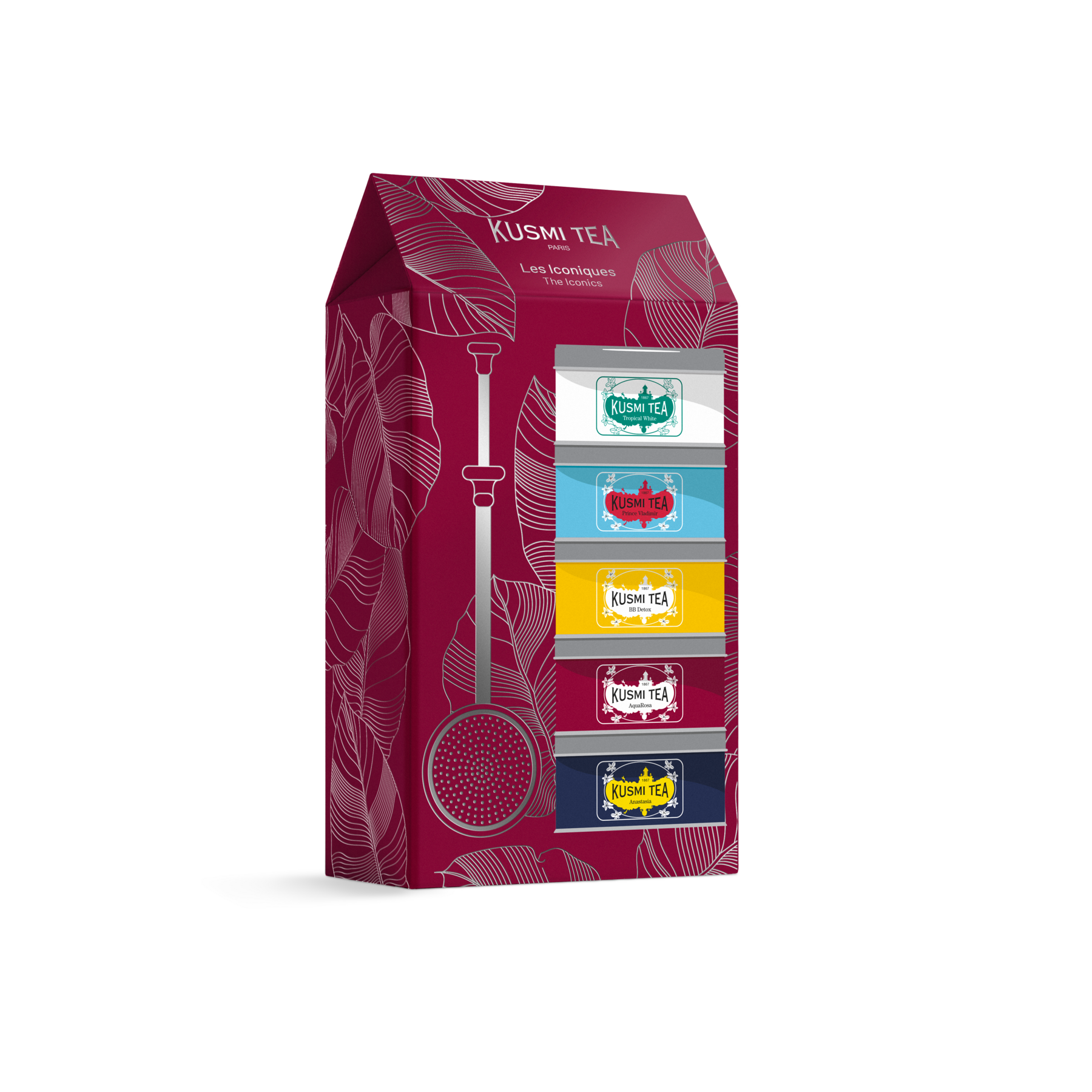 Organic Iconic Blends Gift Set – 5 Miniatures Loose Leaf Tea with