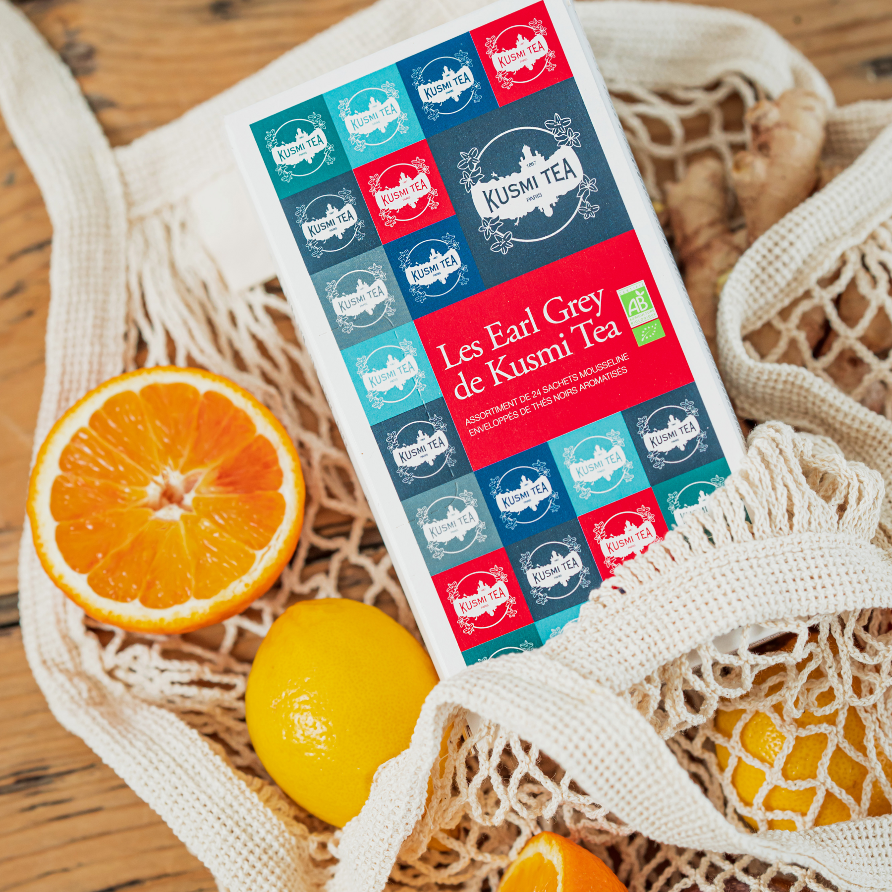 Cofanetto Les Earl Grey de Kusmi Tea bio