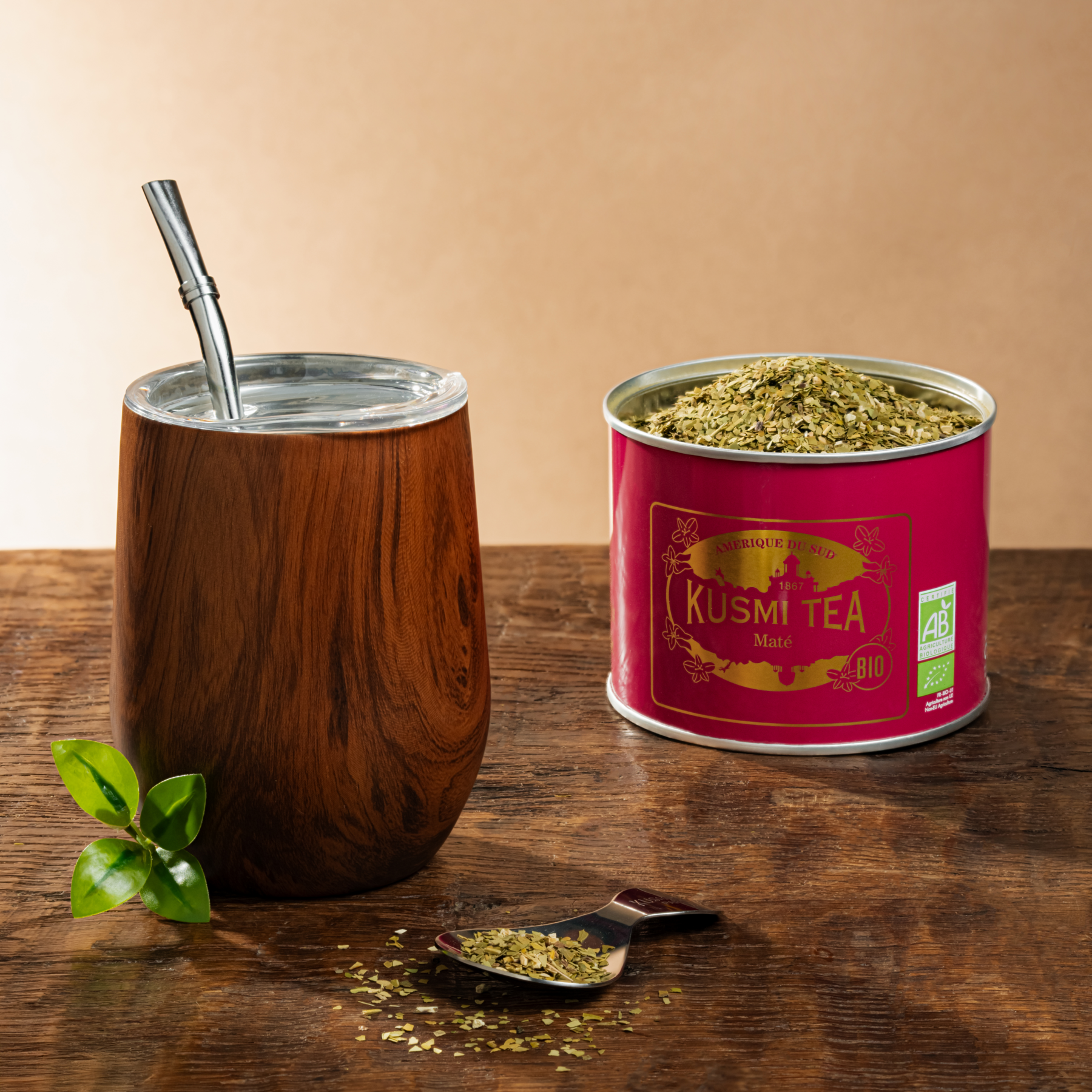 Stainless steel mate gourd 35cl