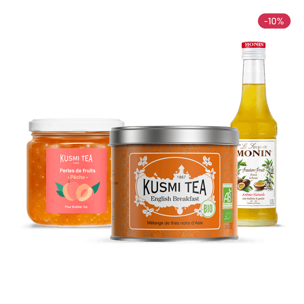 kit bubble tea au thé noir bio