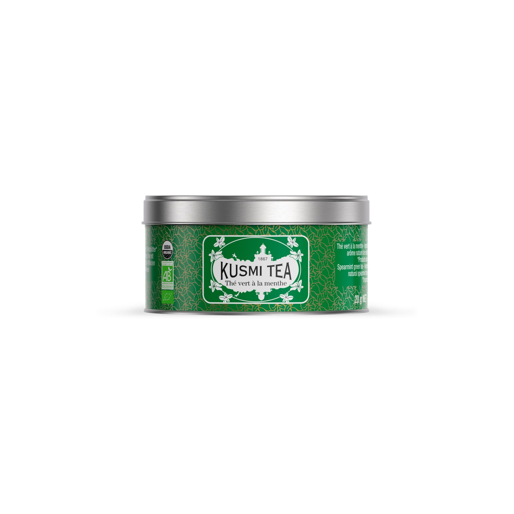 Groene thee met munt