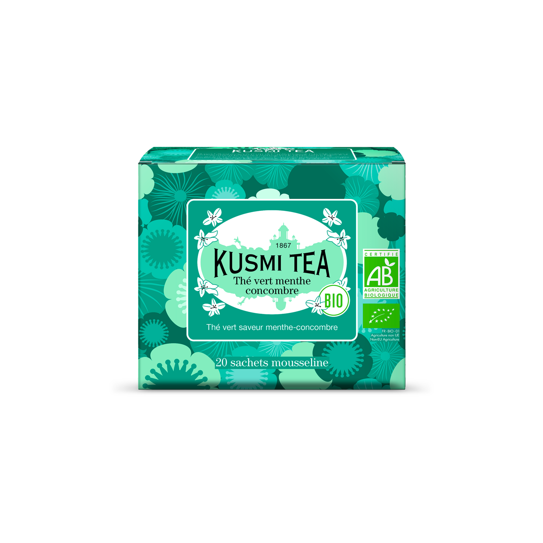 Thé vert menthe concombre