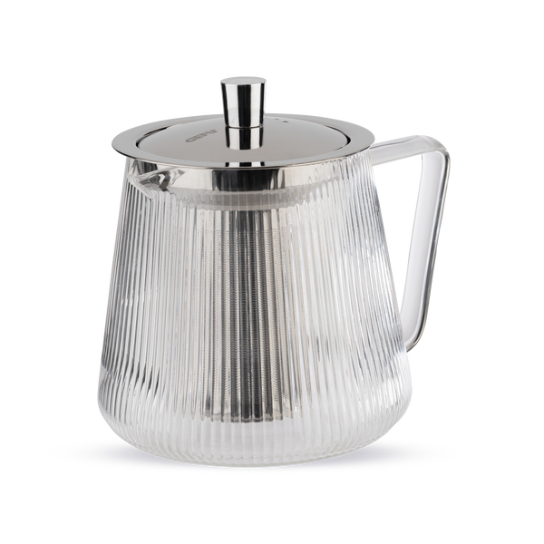 Théière verre et inox Infusa 0.8L