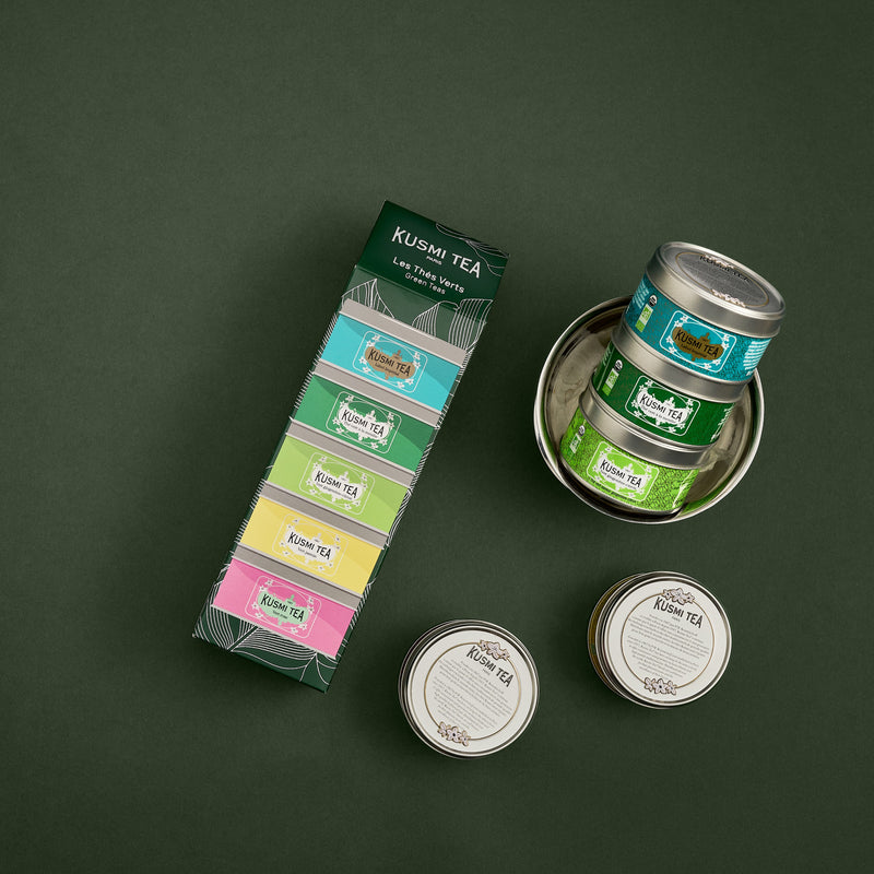 Caja de té verde orgánico