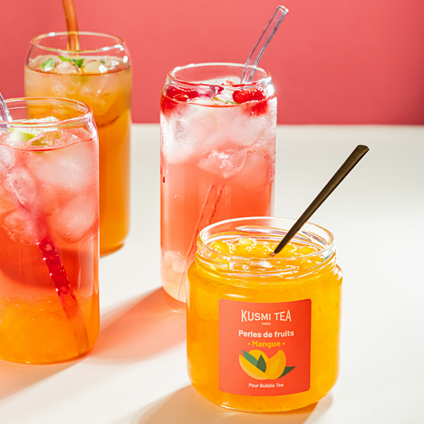 Perle di frutti di mango