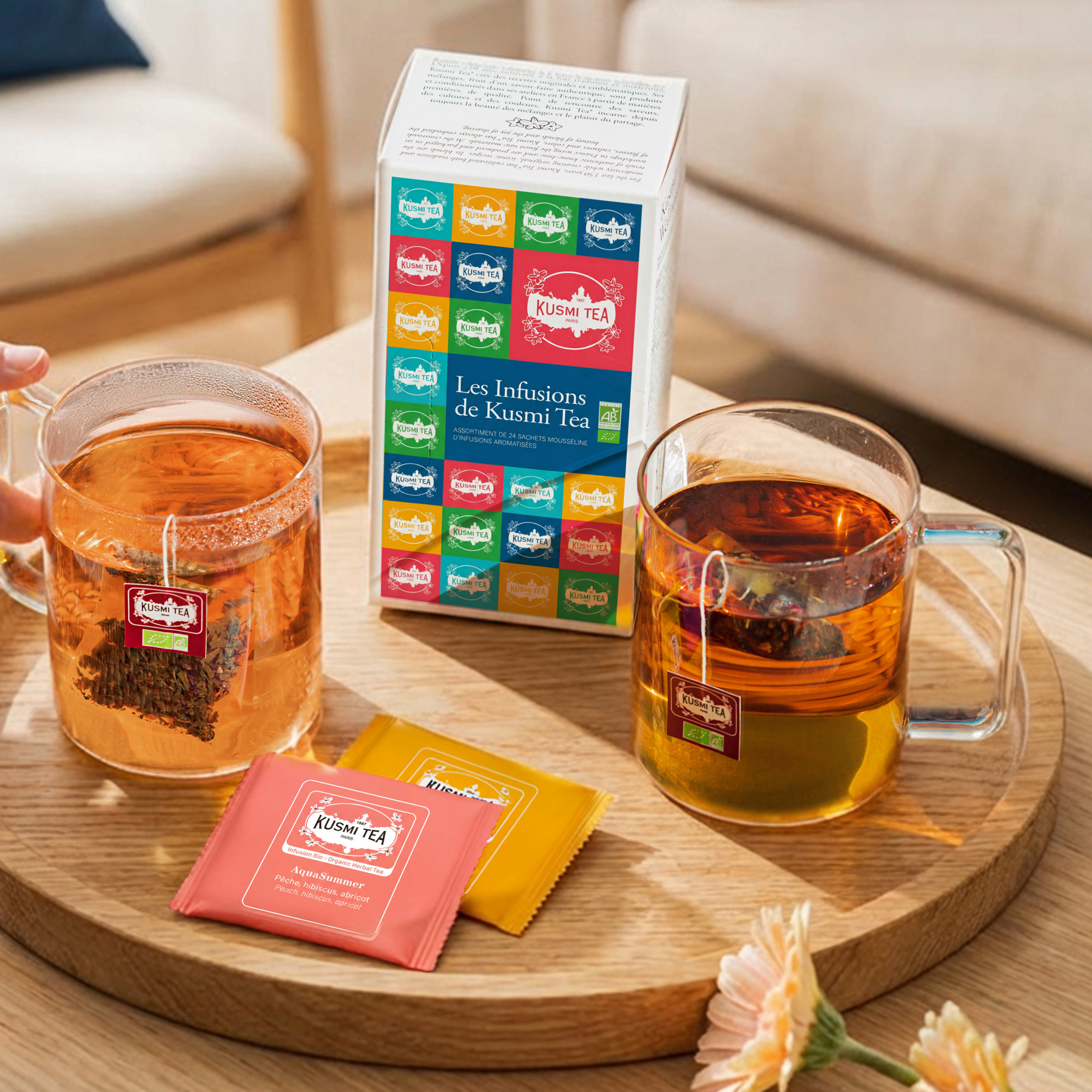 Coffret Les Infusions de Kusmi Tea bio