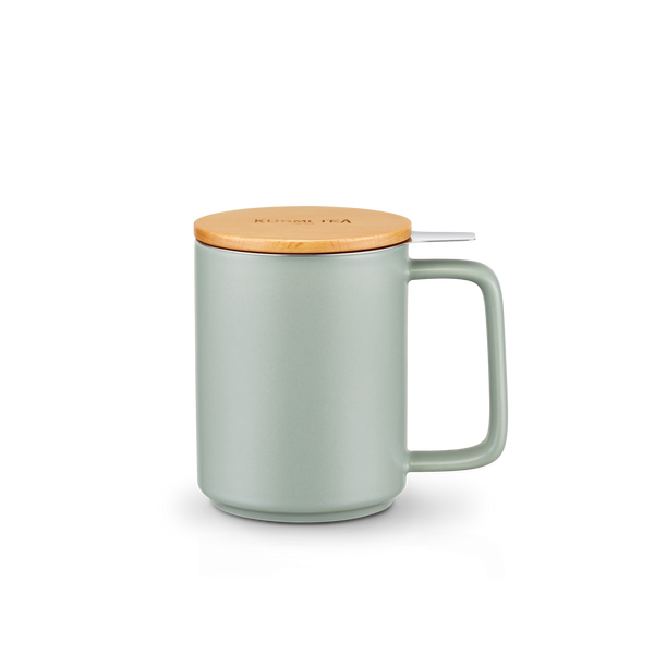 Teebecher aus Porzellan mit Filter 48 cl