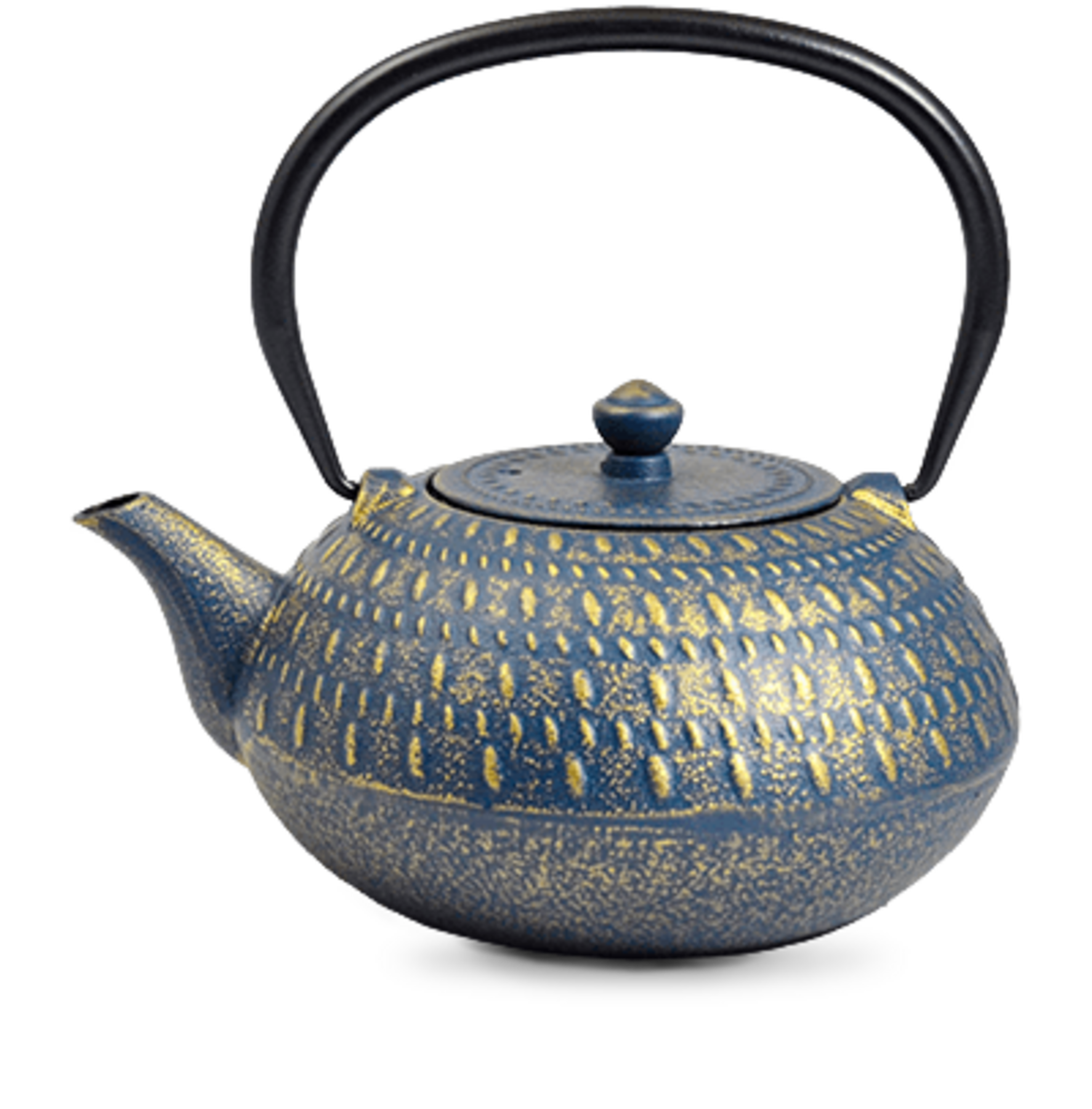 1l Cast Iron Teapot Stripes
