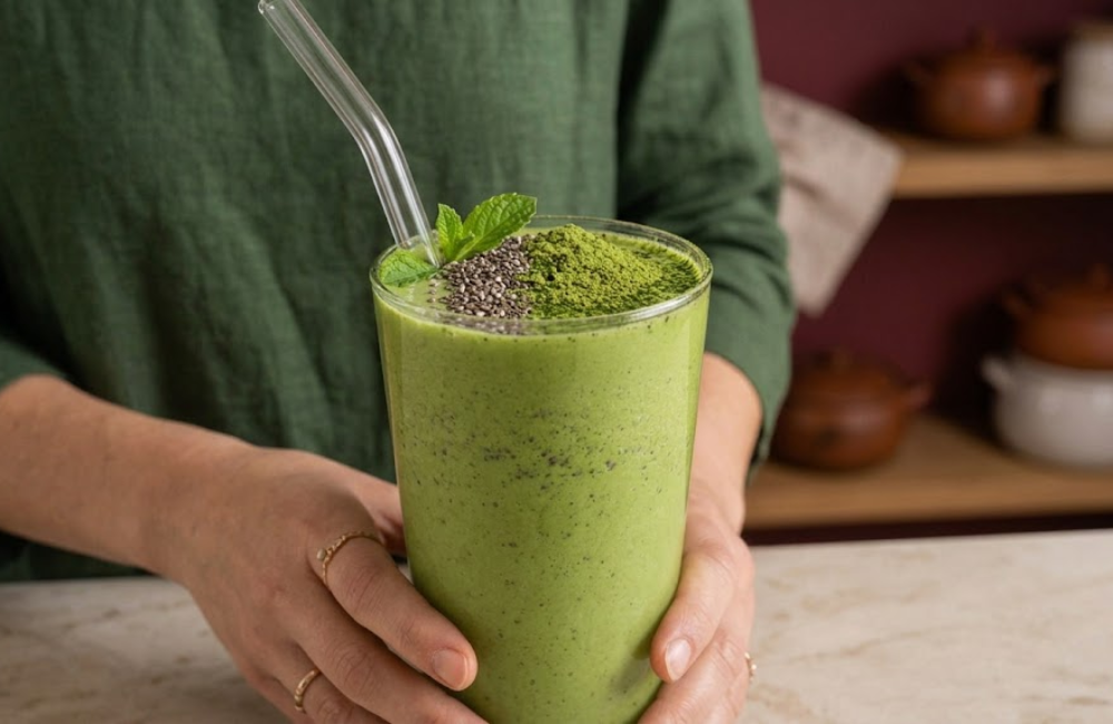 La recette de Smoothie Matcha à faire chez vous