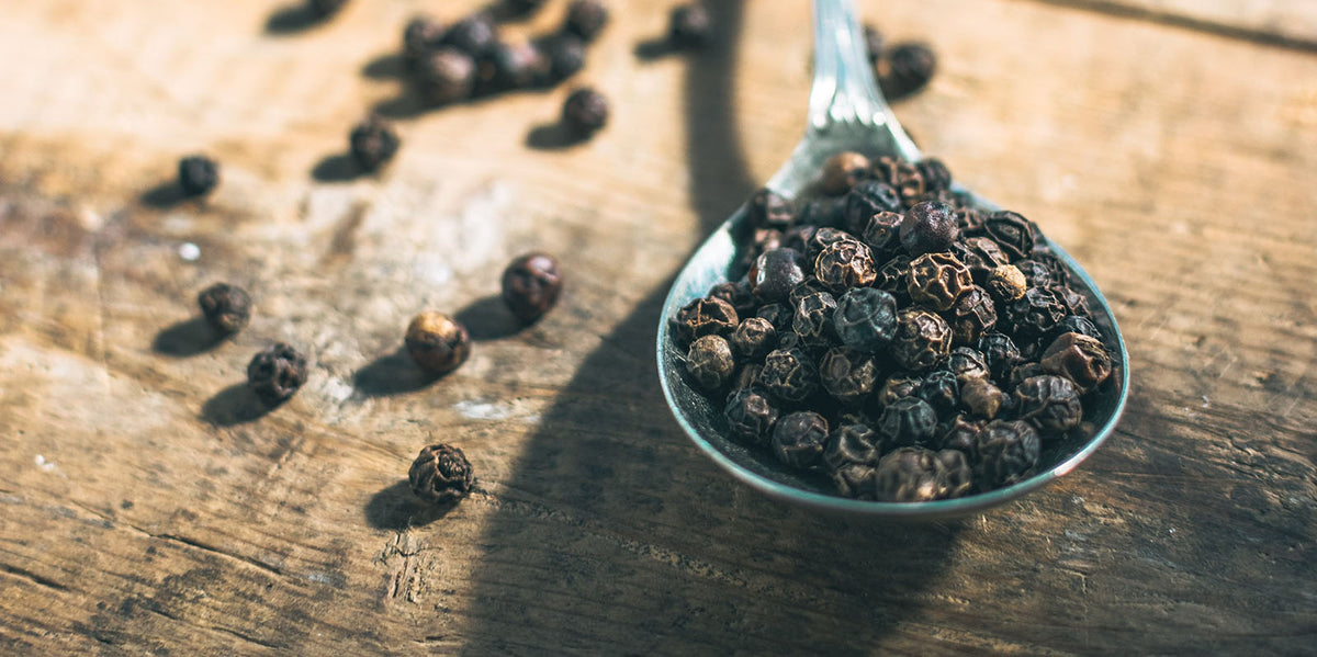 Pepper, a spice associated with black tea