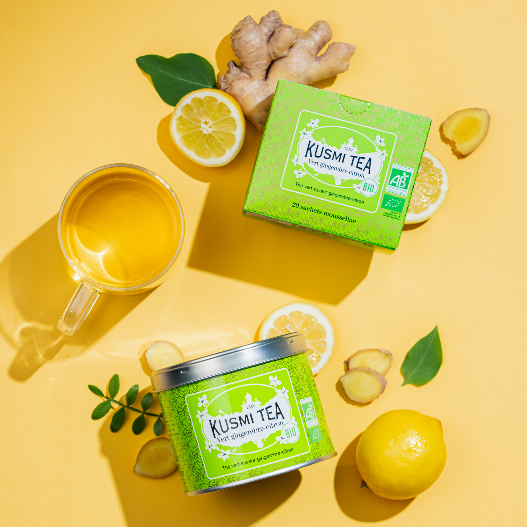 Kusmi Tea Detox/アクアローザ/グリーンジンジャーレモン/ルイボス Amazon.com : Kusmi Tea - Detox - Organic Blend of Green Tea, Mate