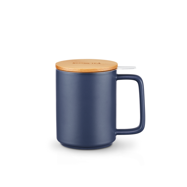 Teebecher aus Porzellan mit Filter 48 cl