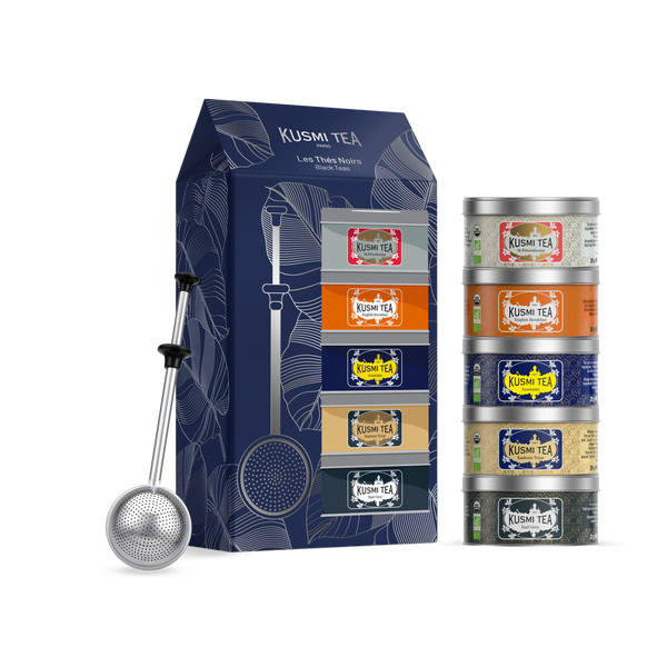 TWG Tea ・Kusmi Tea ・MARIAGE Tea セット Organic Black Tea Gift Set – 5 Miniatures Loose Leaf Tea