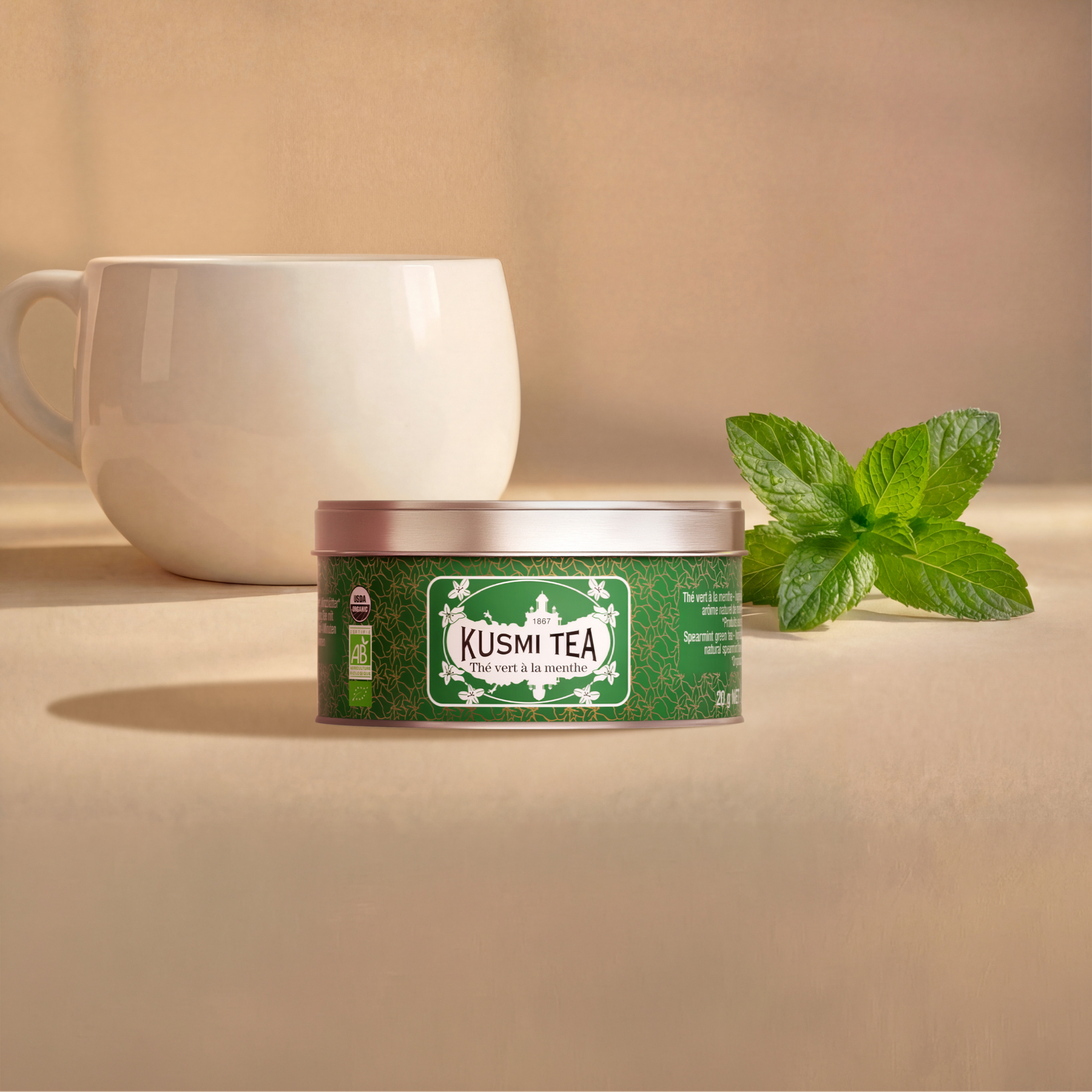 Tè verde alla menta