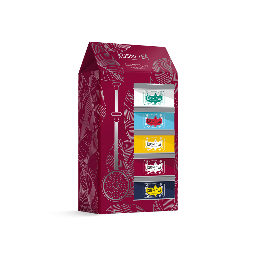 Les Iconiques biologische doos met thee-ei