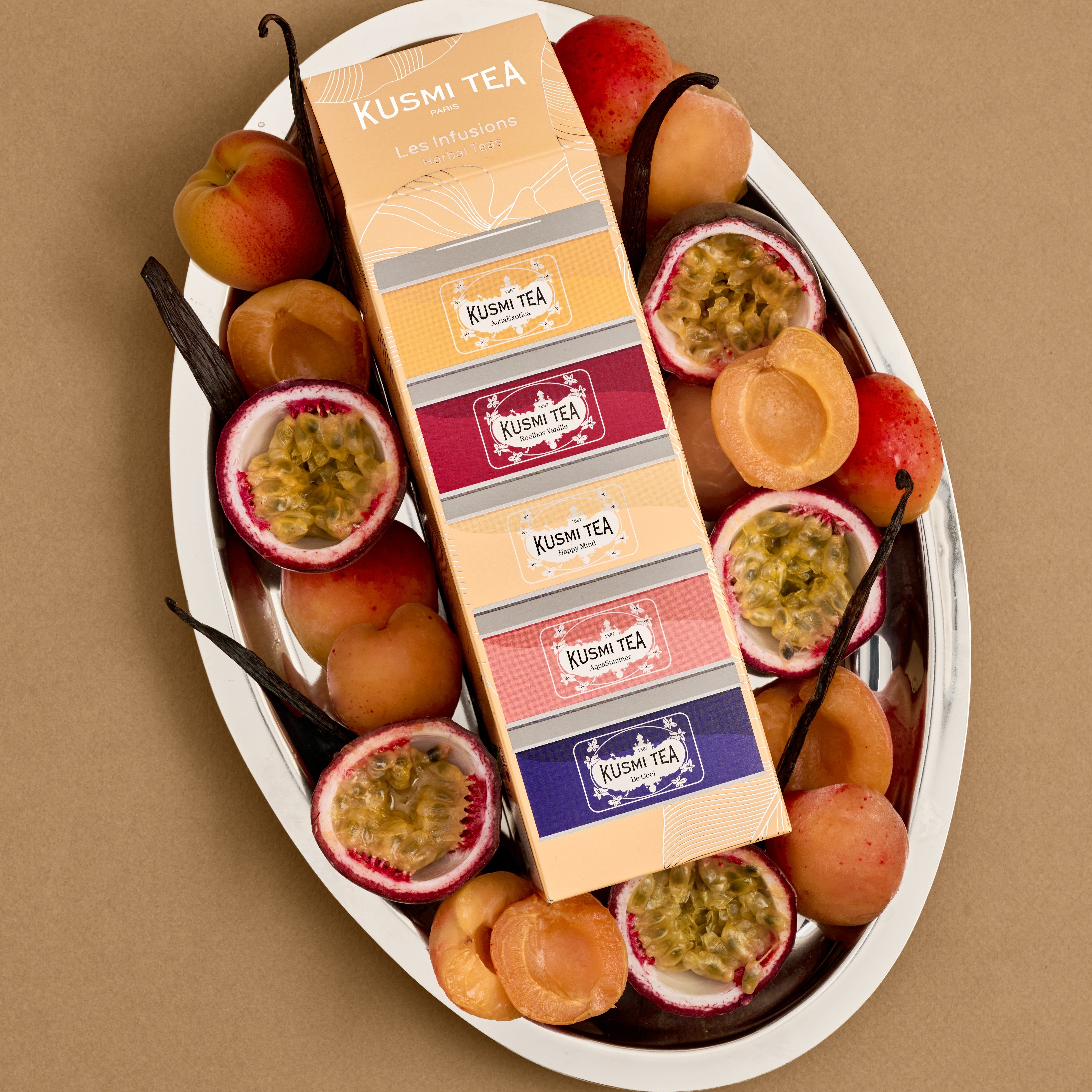 Organic Herbal Teas Gift Set – 5 Miniatures Loose Leaf Tea