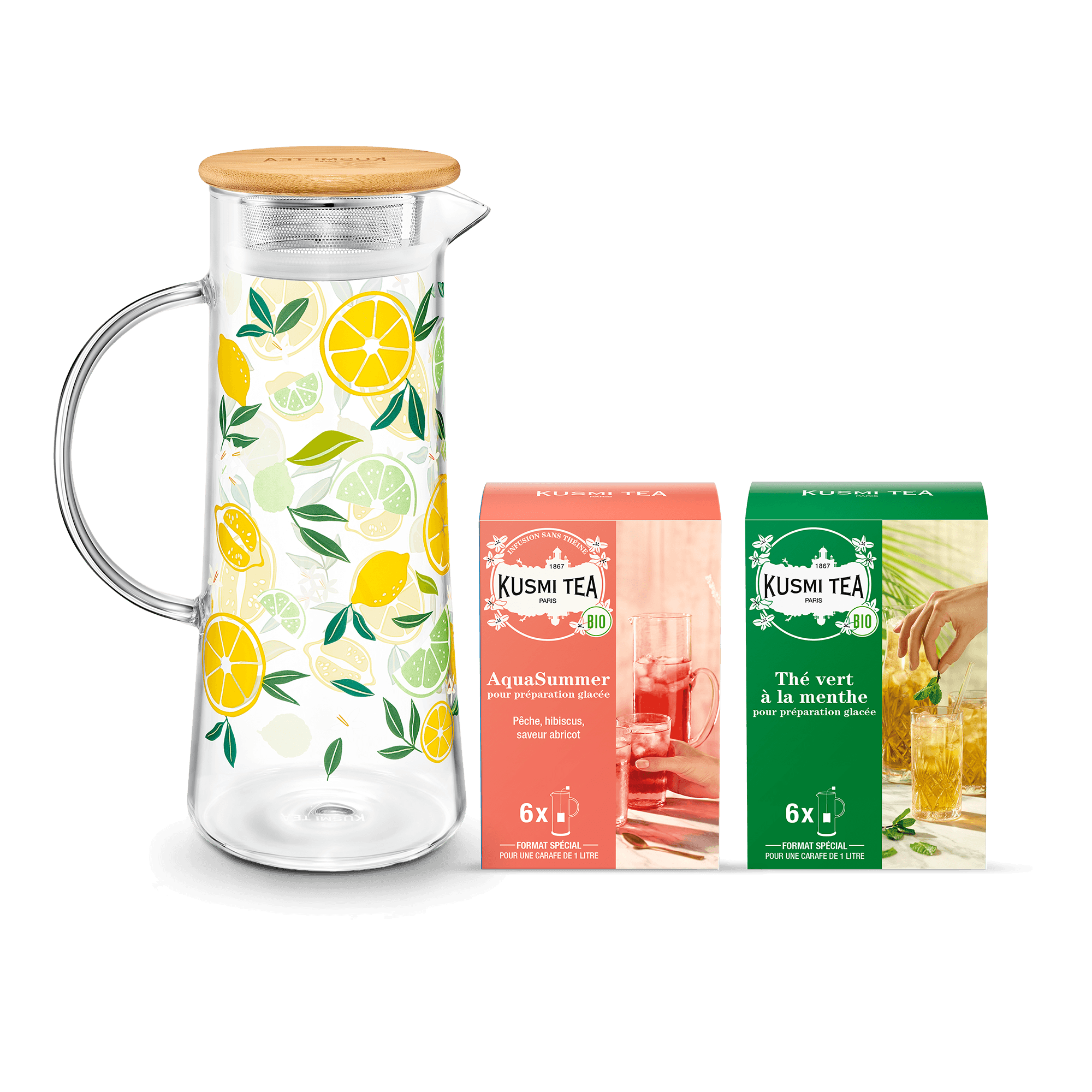 Customizable iced tea set