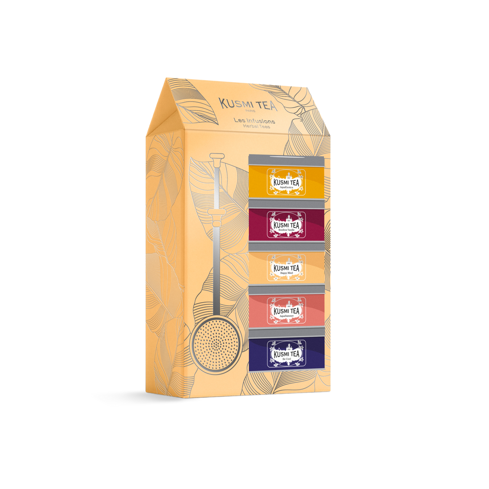 Coffret Les Infusions bio avec infuseur à thé