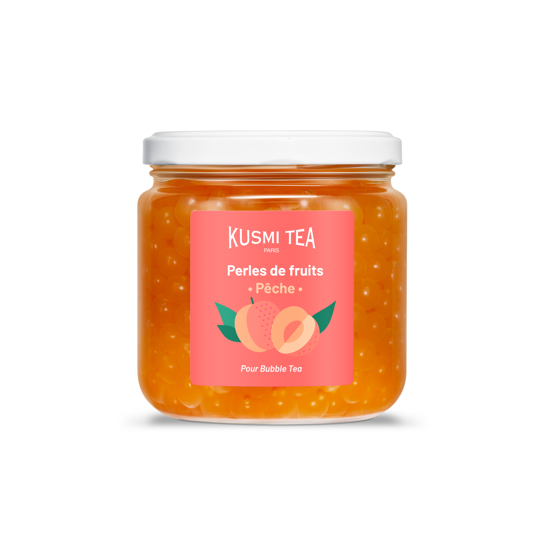 Peach fruit pearls 