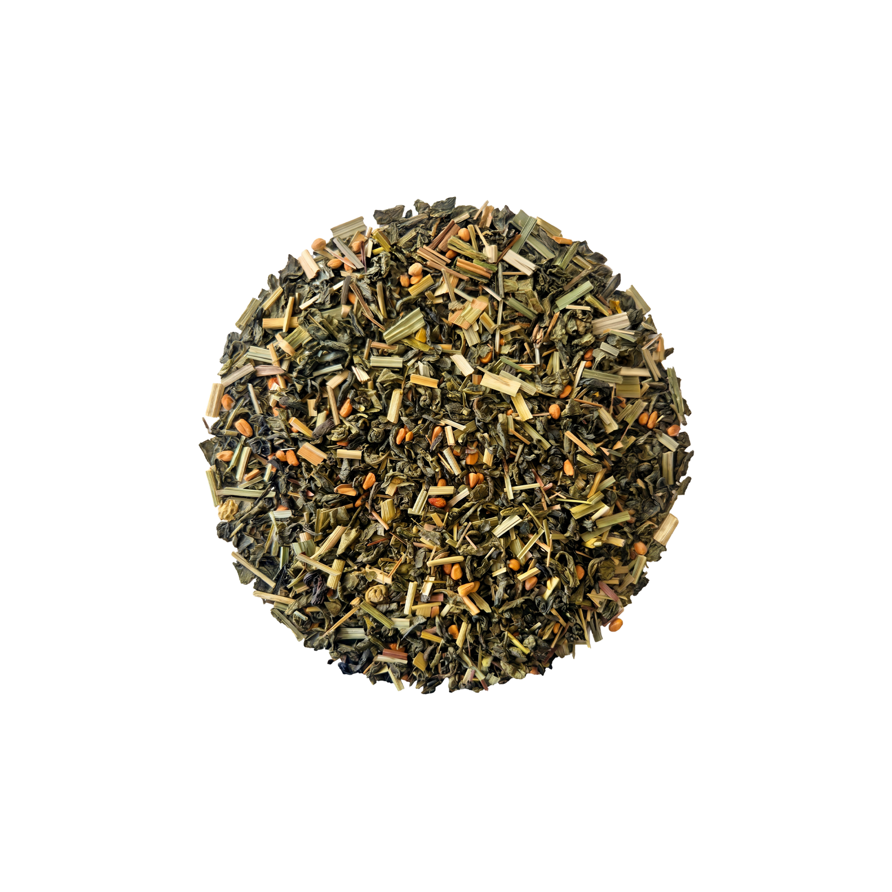 Green tea with mint and lemon