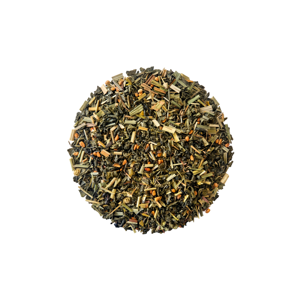 Green tea with mint and lemon