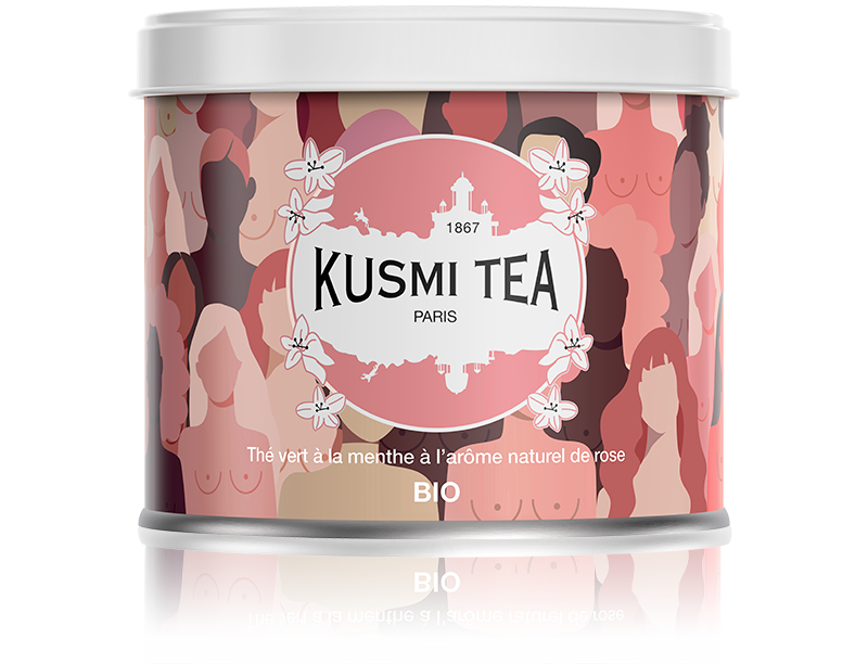 Boite de Thé vert à la menthe biologique, Kusmi Tea - Coeur de Vannes