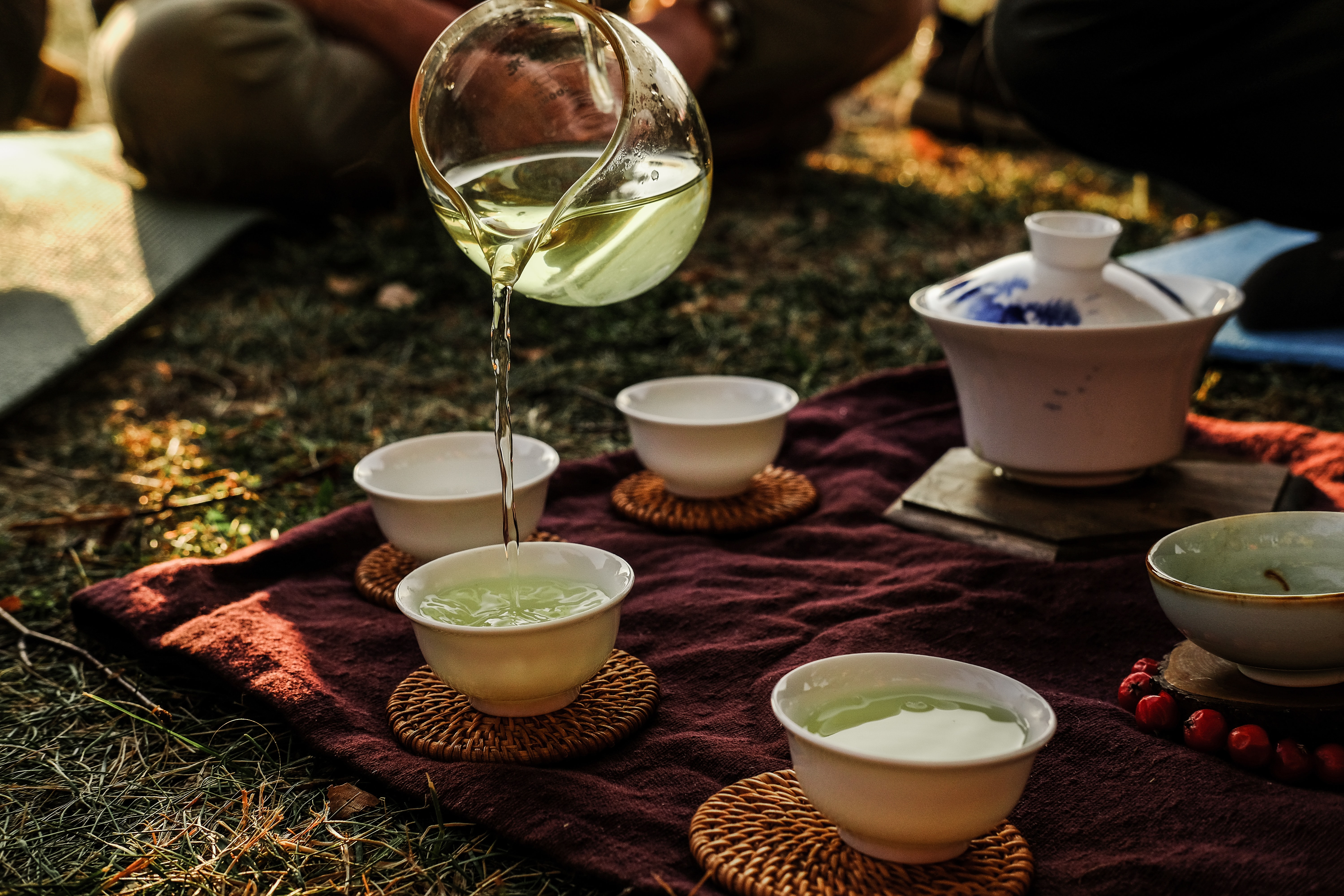 tasse de thé vert bio de chine