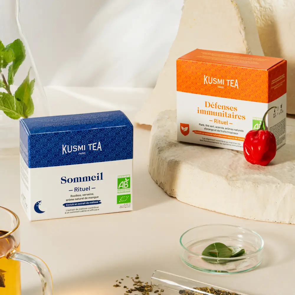product Sleep Ritual and Immune Defense Ritual of Kusmi Tea