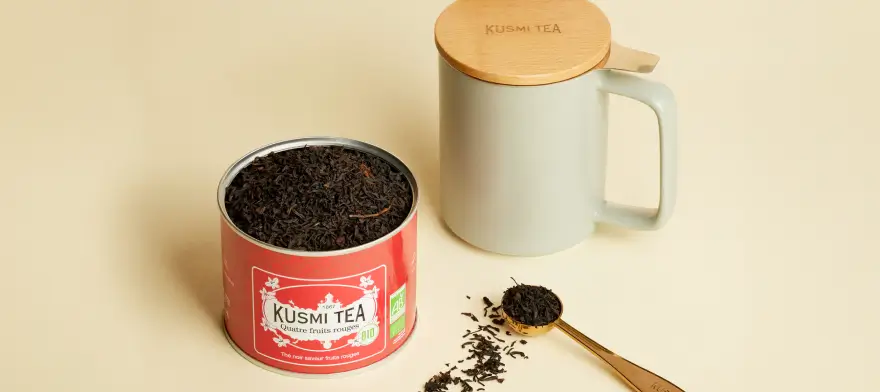 Coffret de Thés et Infusion Kusmi Tea Les Essentiels 5 variétés - 98 gr