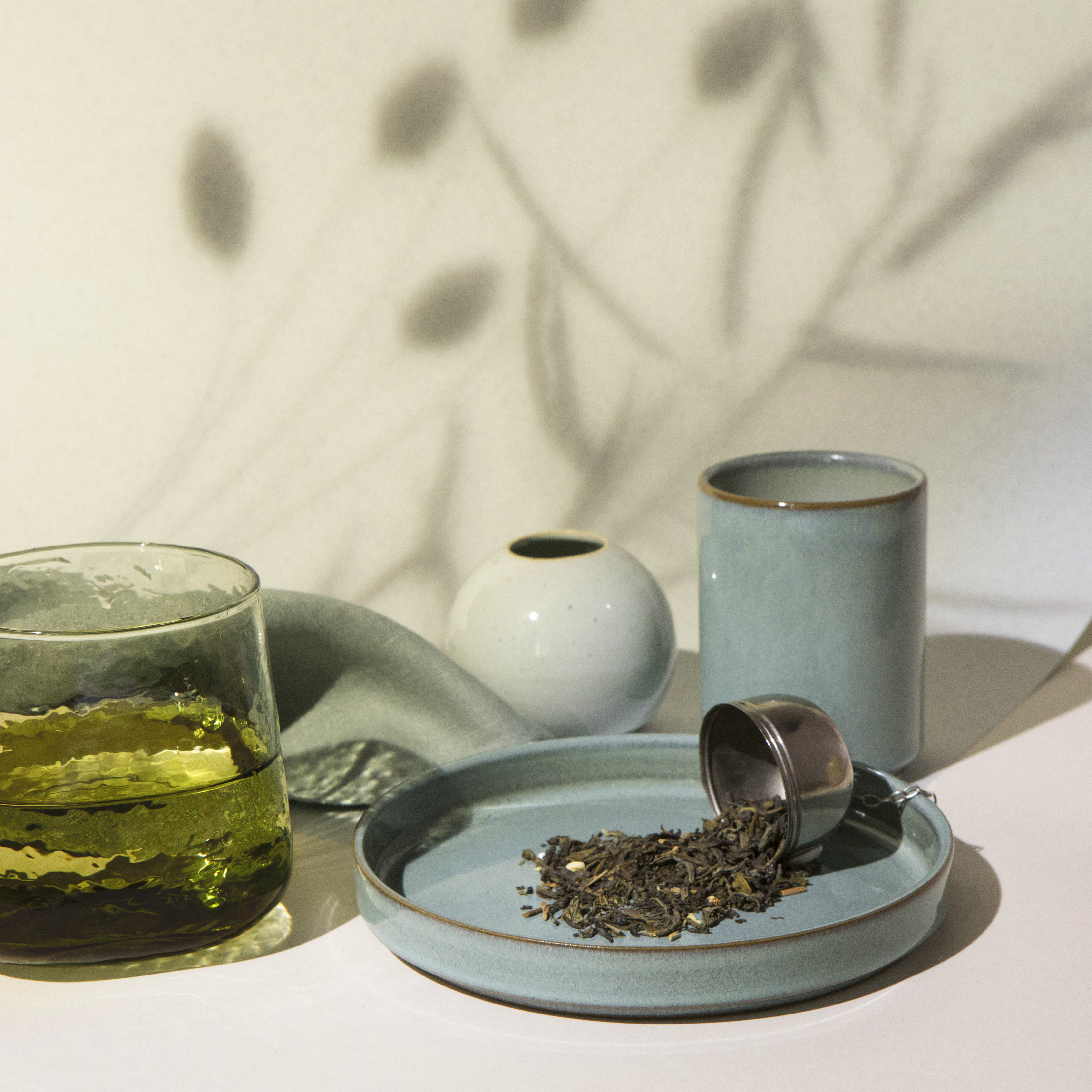 Nos Accessoires thé Bio - Infuseur à thé en Verre double paroi