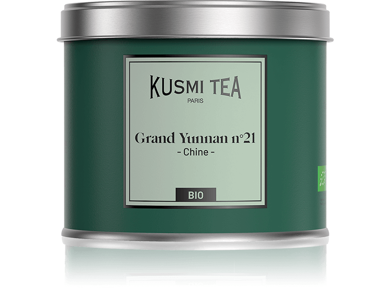Thé noir de Chine - Boite 100g de Thé Bio - Grand Yunnan N°21 Bio - Kusmi Tea