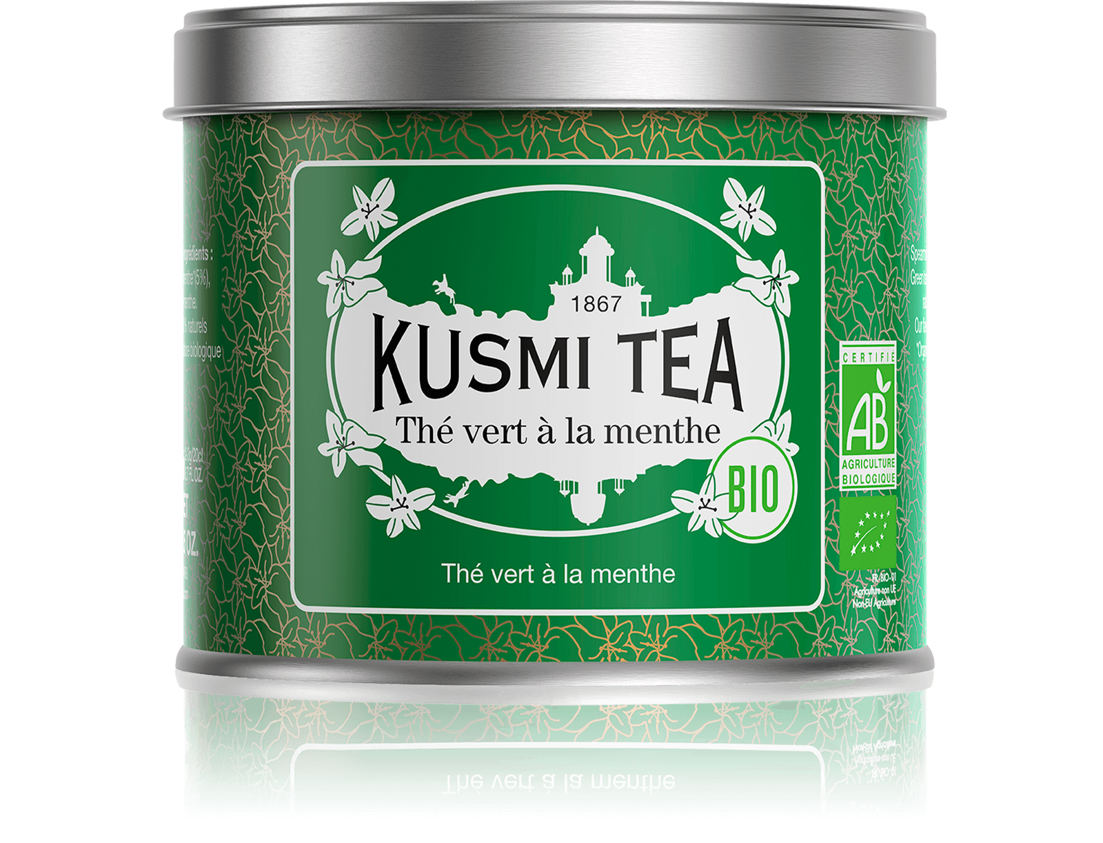 Thé vert à la menthe Bio - Kusmi Tea