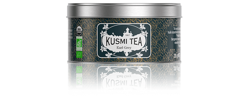 Earl Grey bio - Thé noir à la bergamote - Boite à thé en vrac - Kusmi Tea