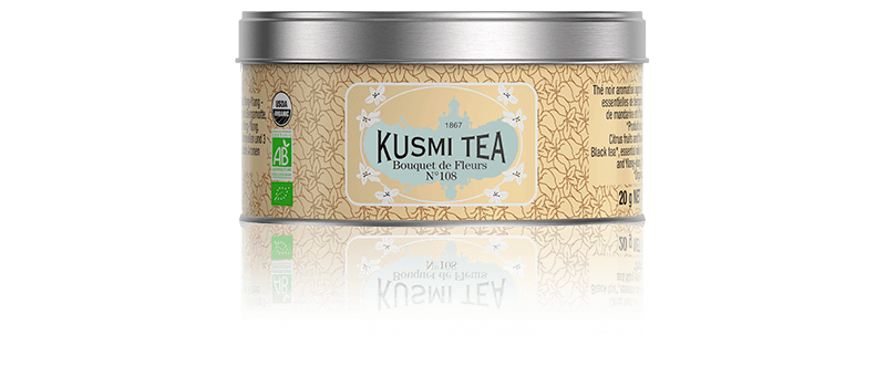 KUSMI TEA - THE NOIR DE NOEL TSAREVNA SACHET 2G x25 BIO