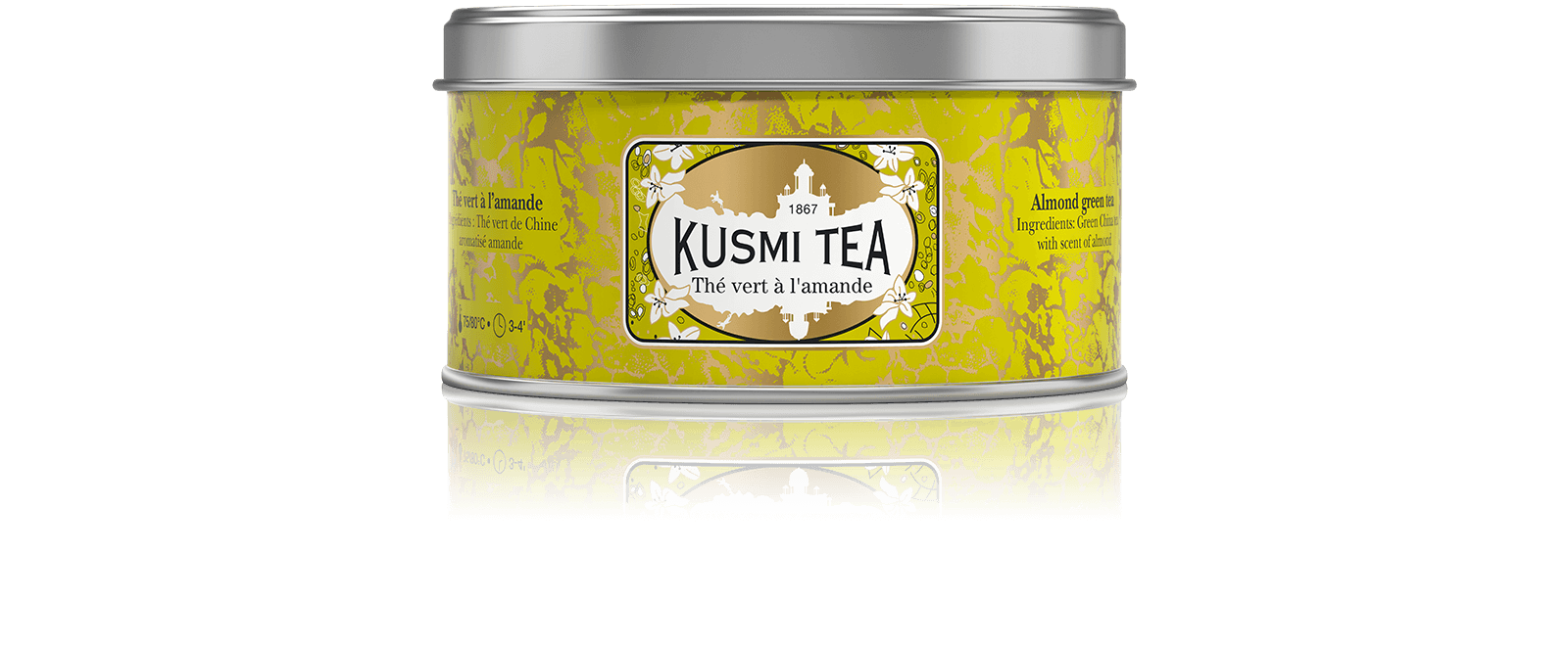 Vert Amande - Thé vert à l'amande - Kusmi Tea