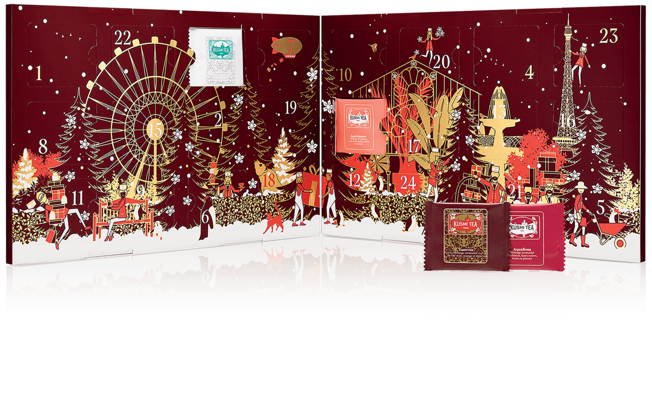 Kusmi Tea Organic Tea Christmas Advent Calendar 2022