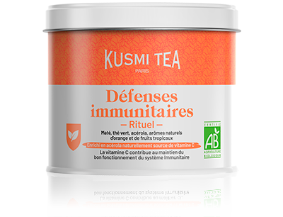 Acheter Kusmi Tea Thé vert gingembre-citron bio - boîte métal, 100g