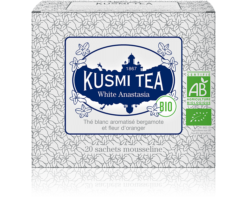 Thé blanc Bio - White Anastasia - Sachets - Kusmi Tea