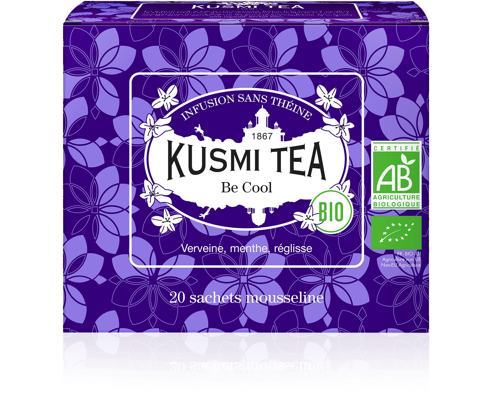Be Cool bio - Infusion verveine bio en Sachets - Kusmi Tea
