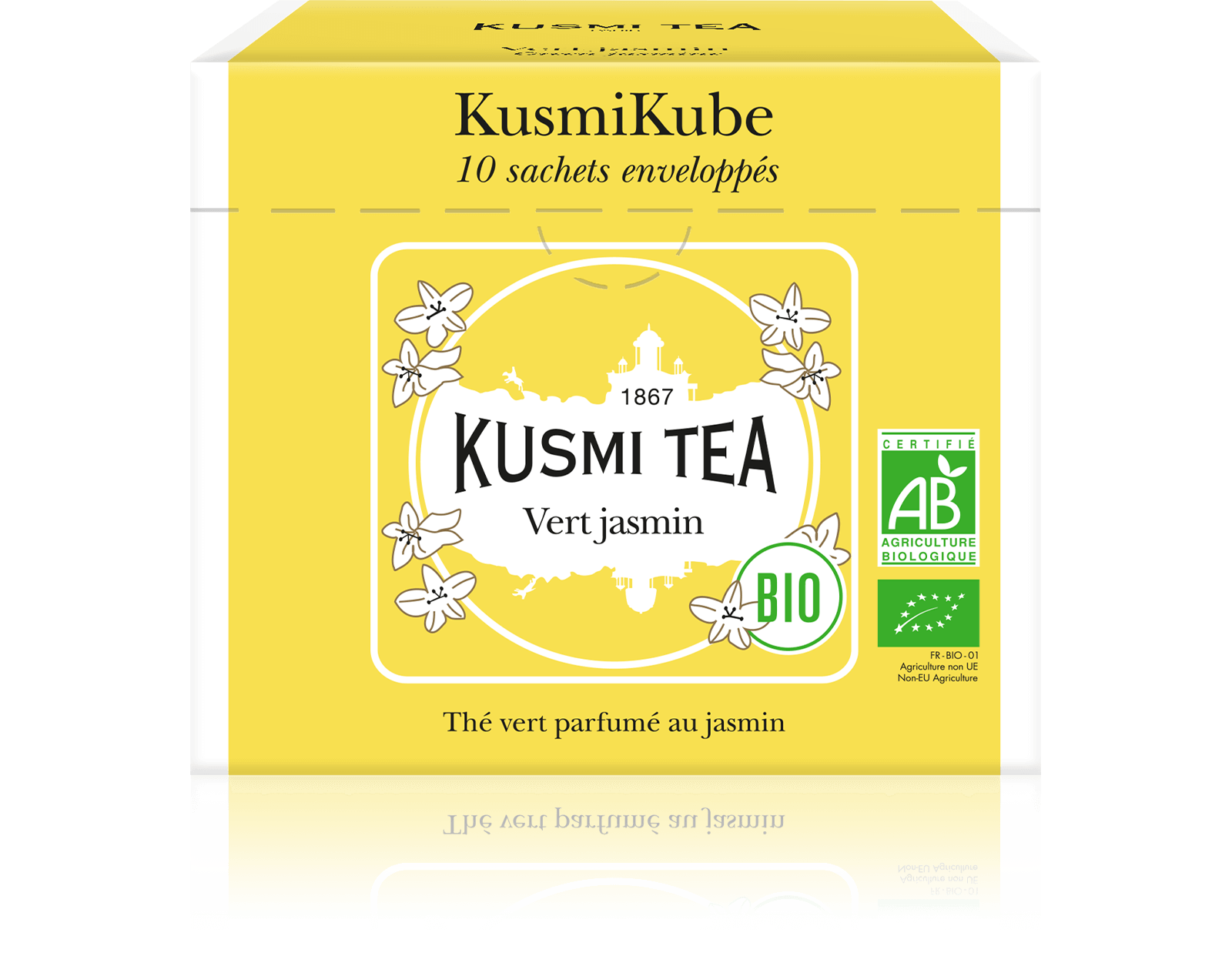Vert Jasmin bio - Thé vert au jasmin - Sachets de thé bio - Kusmi Tea