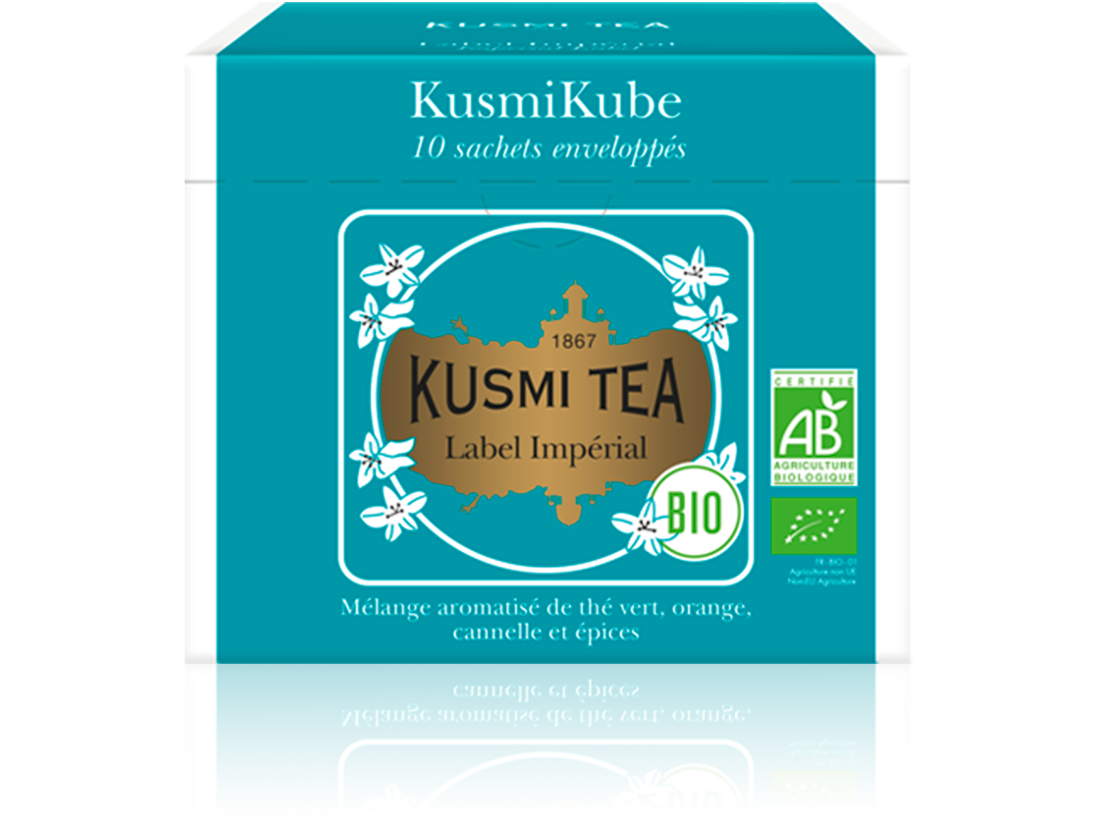 Label Imperial bio - Thé vert, épices, cannelle - Kusmi Tea
