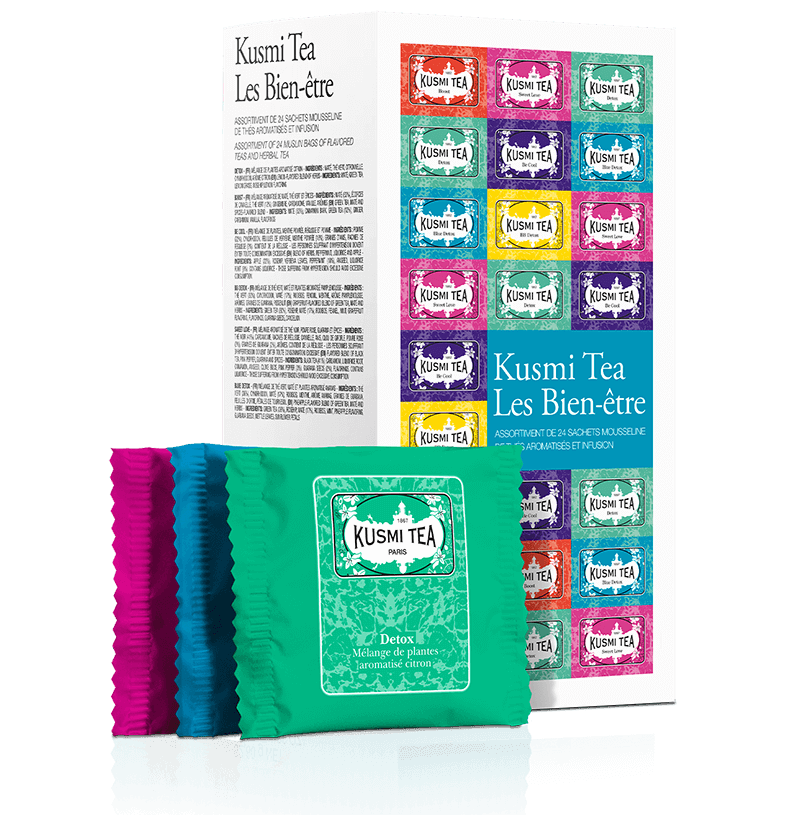 Wellness Gift Set with 24 tea bags - Kusmi Tea