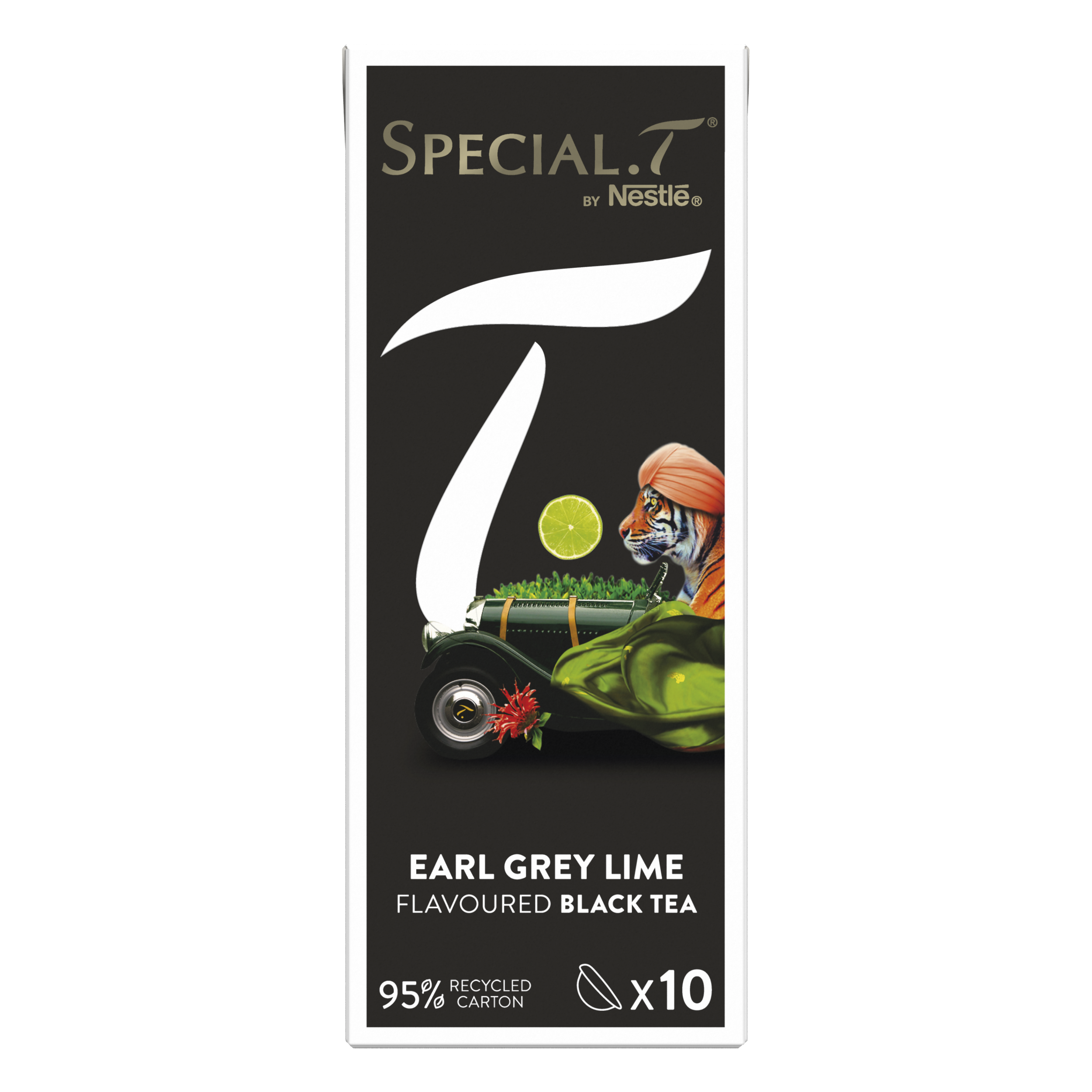 Capsules Earl Grey Lime - Special.T - 10 capsules de thé noir aromatisé et agrumes pour machine SPECIAL.T. -Thé bio- Kusmi Tea