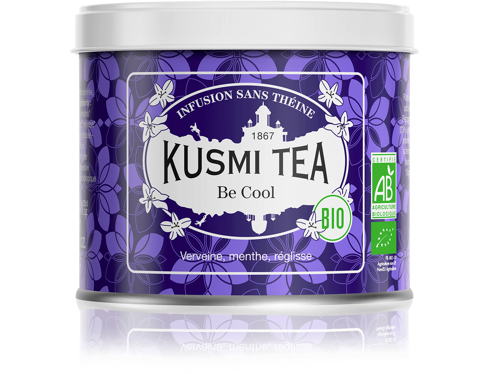 Be Cool bio - Infusion verveine - Boîte de thé en vrac - Kusmi Tea