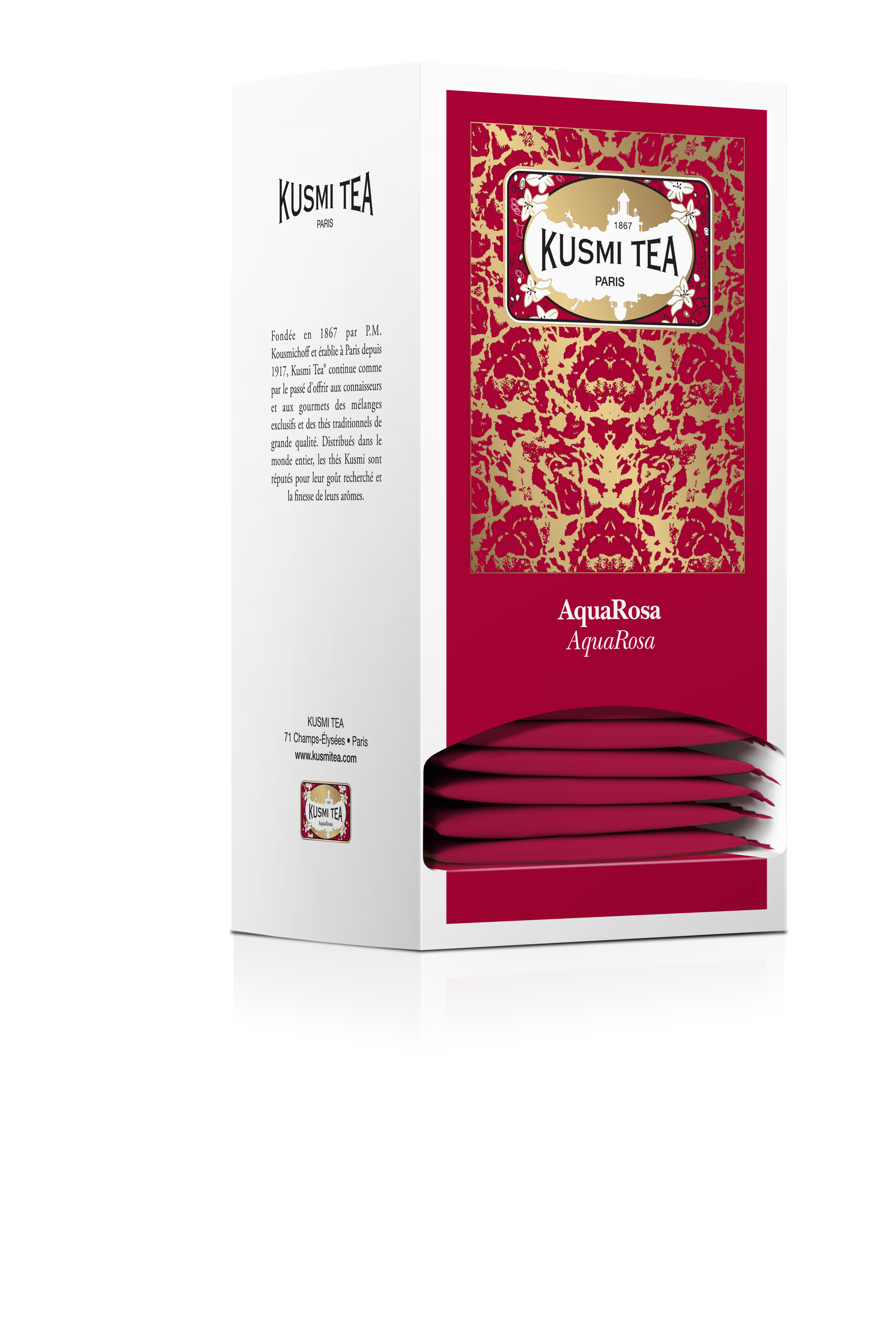 AquaRosa infusion en sachets Kusmi Tea